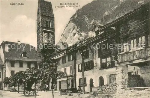 AK / Ansichtskarte Interlaken_BE Heidenhaeuser Interlaken_BE