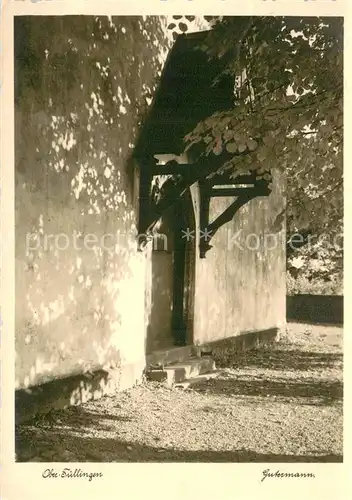 AK / Ansichtskarte Tuellingen_Loerrach Eingang Kapelle 