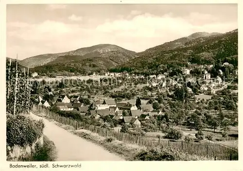 AK / Ansichtskarte Badenweiler Panorama Schwarzwald Badenweiler