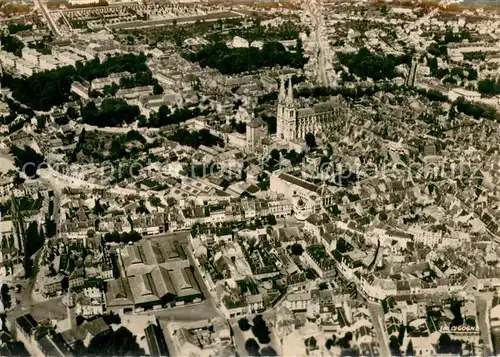 AK / Ansichtskarte Moulins_03_Allier Vue generale aerienne 