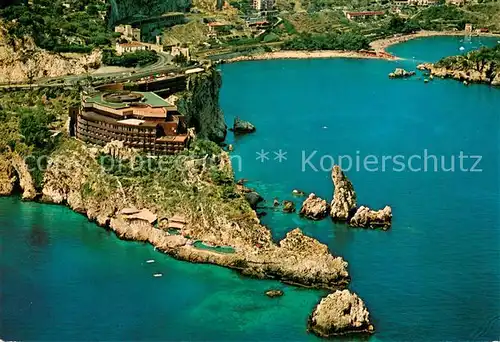 AK / Ansichtskarte Taormina_Sicilia Fliegeraufnahme 