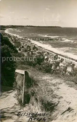 AK / Ansichtskarte Rerik_Ostseebad Strand Blick zur Ostsee Rerik_Ostseebad