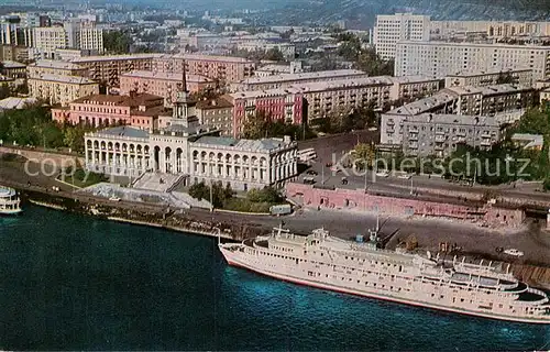 AK / Ansichtskarte Krasnojarsk Hafen Krasnojarsk