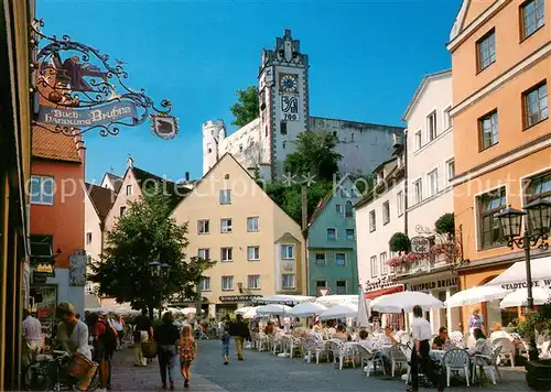 AK / Ansichtskarte Fuessen_Allgaeu im Koenigswinkel Fussgaengerzone Fuessen Allgaeu