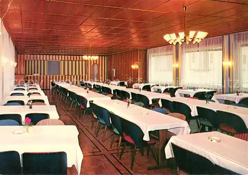 AK / Ansichtskarte Wolfach Kurgarten Hotel Wolfach Speisesaal Wolfach