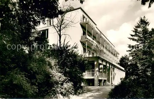 AK / Ansichtskarte Bad_Brueckenau Biologisches Sanatorium Dr. von Weckbecker Bad_Brueckenau