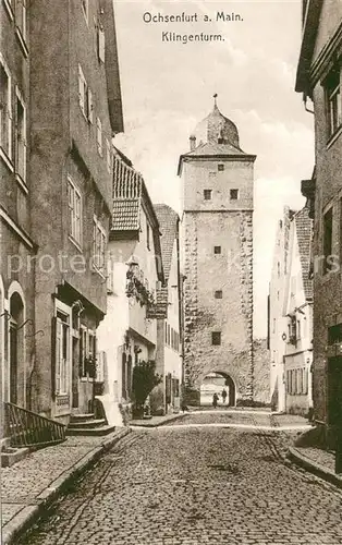 AK / Ansichtskarte Ochsenfurt Klingenturm Ochsenfurt