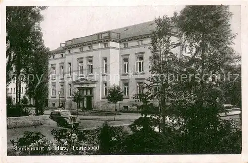 AK / Ansichtskarte Blankenburg_Harz Teufelsbad Blankenburg_Harz