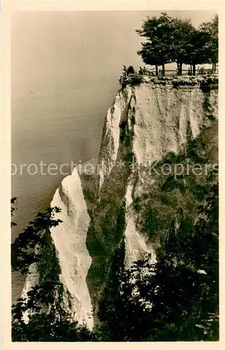 AK / Ansichtskarte Stubbenkammer_Ruegen Koenigsstuhl Kreidefelsen Steilkueste Stubbenkammer Ruegen