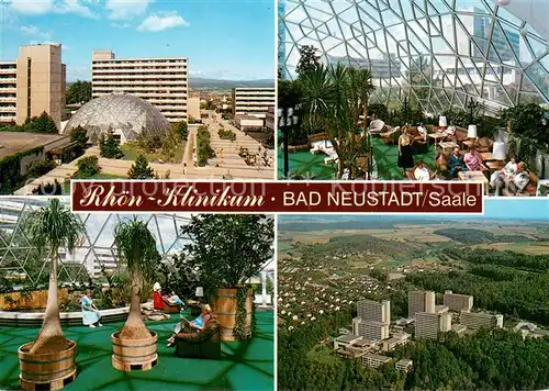 AK / Ansichtskarte Bad_Neustadt Rhoen Klinikum im Naturpark Bayerische Rhoen Luftbild Bad_Neustadt