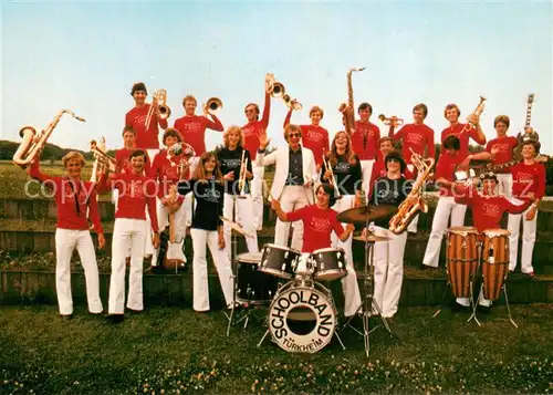 AK / Ansichtskarte Tuerkheim_Wertach Klaus Ammann mit seiner Schoolband Tuerkheim Wertach