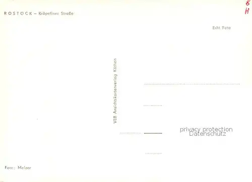 AK / Ansichtskarte Rostock Kroepeliner Strasse Fussgaengerzone 