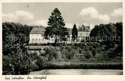 AK / Ansichtskarte Bad_Salzuflen Hotel Am Schwaghof Bad_Salzuflen