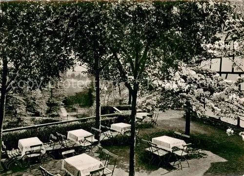 AK / Ansichtskarte Bredeney Gaststaette Zur Wolfsbachquelle Terrasse Bredeney