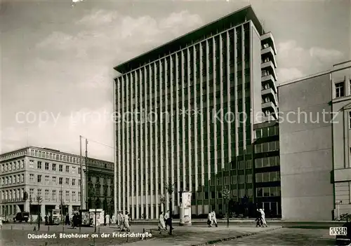 AK / Ansichtskarte Duesseldorf Buerohaeuser an der Friedrichstrasse Duesseldorf