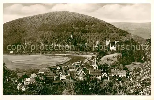 AK / Ansichtskarte Neckarsteinach Panorama Vierburgenstadt am Neckar Neckarsteinach