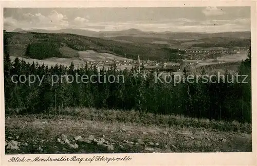 AK / Ansichtskarte Schirgiswalde Panorama Blick vom Moenchswalder Berg Schirgiswalde