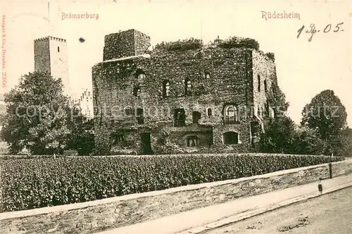 AK / Ansichtskarte Ruedesheim_am_Rhein Broemserburg 