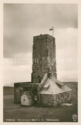 AK / Ansichtskarte Feldberg_1450m_Schwarzwald Feldbergturm 