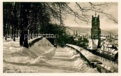 AK / Ansichtskarte Freiburg_Breisgau Am Schlossberg Freiburg Breisgau