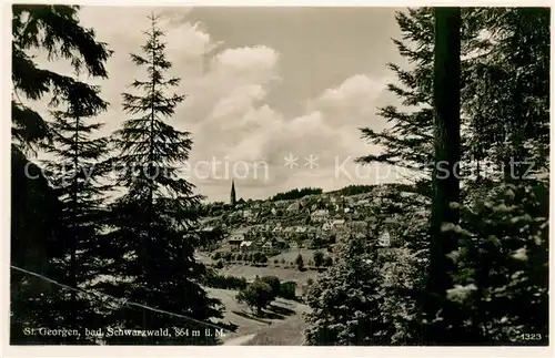 AK / Ansichtskarte St_Georgen_Schwarzwald Panorama St_Georgen_Schwarzwald