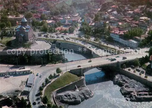 AK / Ansichtskarte Tbilisi_Tiflis_Georgia Metehskej Bruecke 