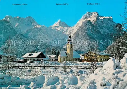 AK / Ansichtskarte Lofer mit den Loferer Steinbergen Ochsenhorn Reifhorn Breithorn Lofer