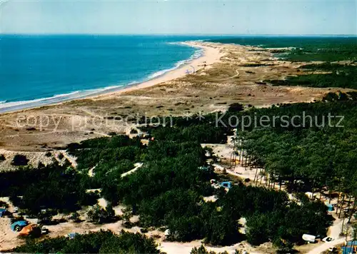 AK / Ansichtskarte Grayan_33_Gironde Le Gurp Vue aerienne La plage et le camping 