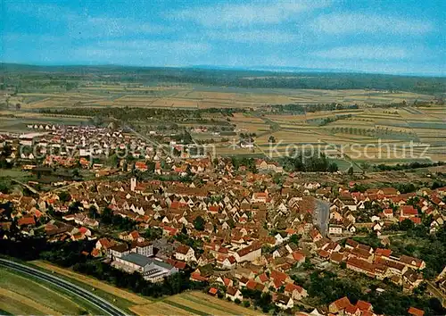 AK / Ansichtskarte Knittlingen Fliegeraufnahme Knittlingen