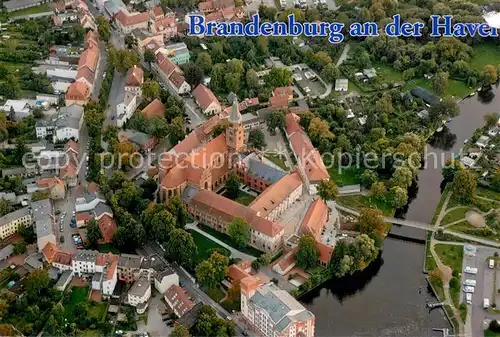 AK / Ansichtskarte Brandenburg_Havel Fliegeraufnahme Brandenburg Havel