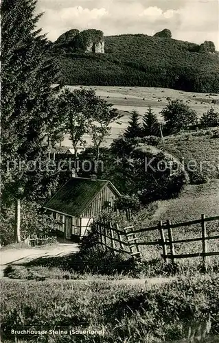 AK / Ansichtskarte Bruchhausen_Sauerland Bruchhauser Steine Felsformationen Hoher Istenberg Rothaargebirge Bruchhausen_Sauerland