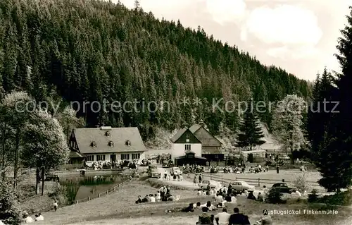 AK / Ansichtskarte Teuschnitz Ausflugslokal Finkenmuehle im Frankenwald Teuschnitz