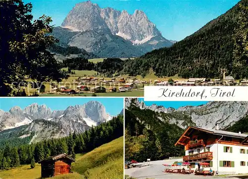 AK / Ansichtskarte Kirchdorf_Tirol_AT Panorama mit Wildem Kaiser und Griessneralm 