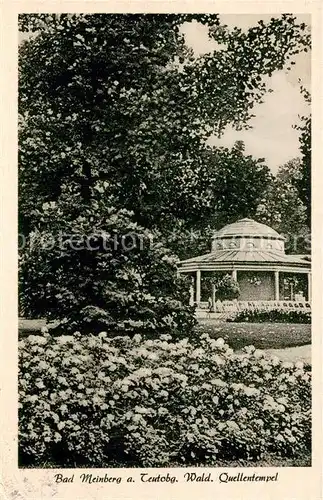 AK / Ansichtskarte Bad_Meinberg Quellentempel Heilbad am Teutoburger Wald Bad_Meinberg