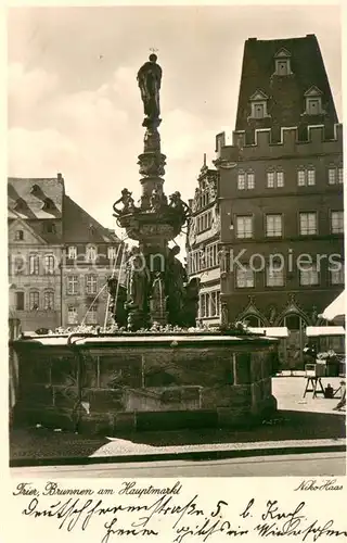 AK / Ansichtskarte Trier Brunnen am Hauptmarkt Trier