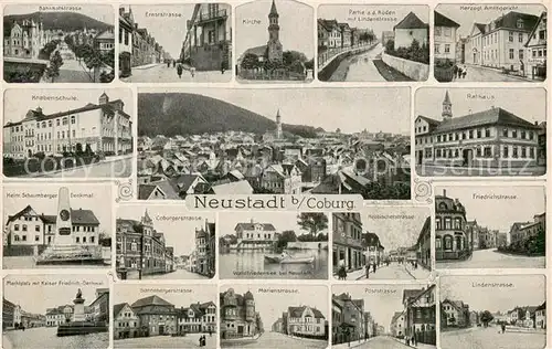 AK / Ansichtskarte Neustadt_Coburg Teilansichten Stadtmotive Neustadt_Coburg