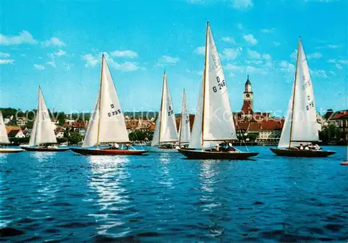 AK / Ansichtskarte ueberlingen_Bodensee Segelregatta ueberlingen Bodensee