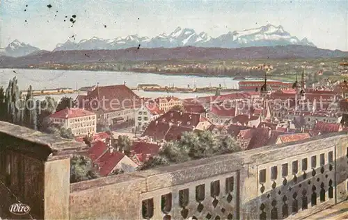 AK / Ansichtskarte Konstanz_Bodensee Blick vom Muenster Konstanz_Bodensee