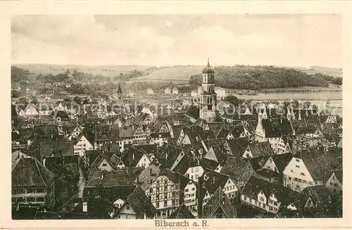 AK / Ansichtskarte Biberach__Riss Panorama 