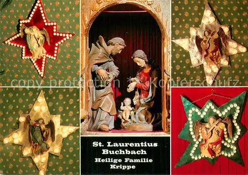 AK / Ansichtskarte Buchbach_Steinbach_Wald St. Laurentius Kapelle Heilige Familie Weihnachtskrippe Buchbach_Steinbach_Wald