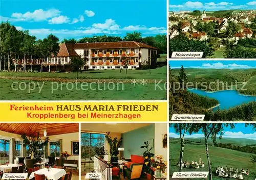 AK / Ansichtskarte Meinerzhagen Ferienheim Haus Maria Frieden Kindererholung Genkeltalsperre Meinerzhagen