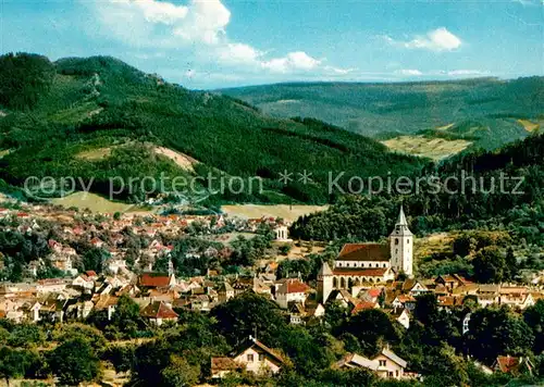 AK / Ansichtskarte Gernsbach im Murgtal Fliegeraufnahme Gernsbach