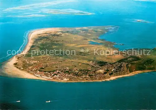 AK / Ansichtskarte Borkum_Nordseeheilbad Fliegeraufnahme 