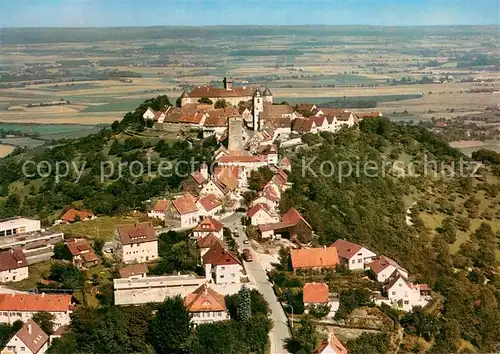 AK / Ansichtskarte Waldenburg_Wuerttemberg Fliegeraufnahme mit Schloss Waldenburg Wuerttemberg