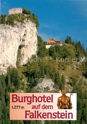 AK / Ansichtskarte Meilingen_Pfronten Burghotel auf dem Falkenstein 