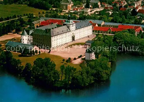 AK / Ansichtskarte Schleswig_Schlei Schloss Gottorf mit Burgsee Fliegeraufnahme Schleswig_Schlei