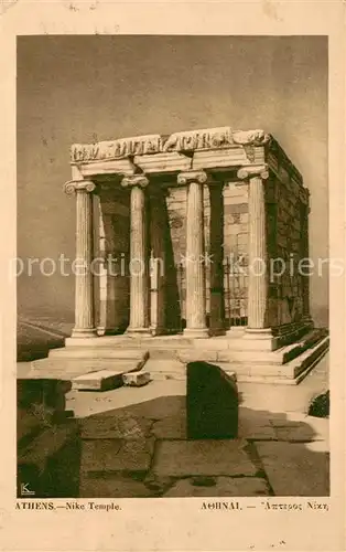 AK / Ansichtskarte Athens_Athen Nike Temple Athens Athen