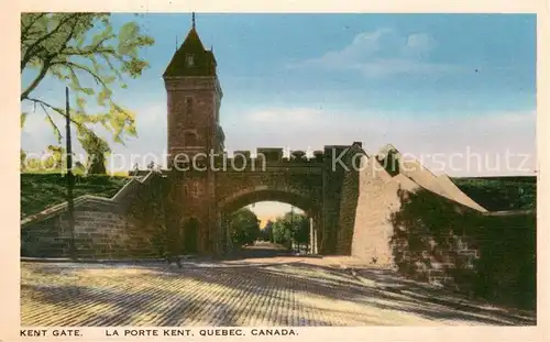 AK / Ansichtskarte Quebec_Canada Kent Gate 