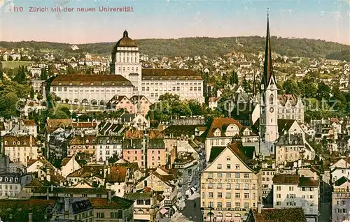 AK / Ansichtskarte Zuerich_ZH mit der neuen Universitaet Zuerich_ZH