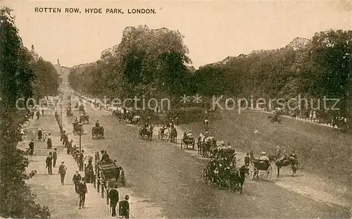 AK / Ansichtskarte London__UK Rotten Row Hyde Park 